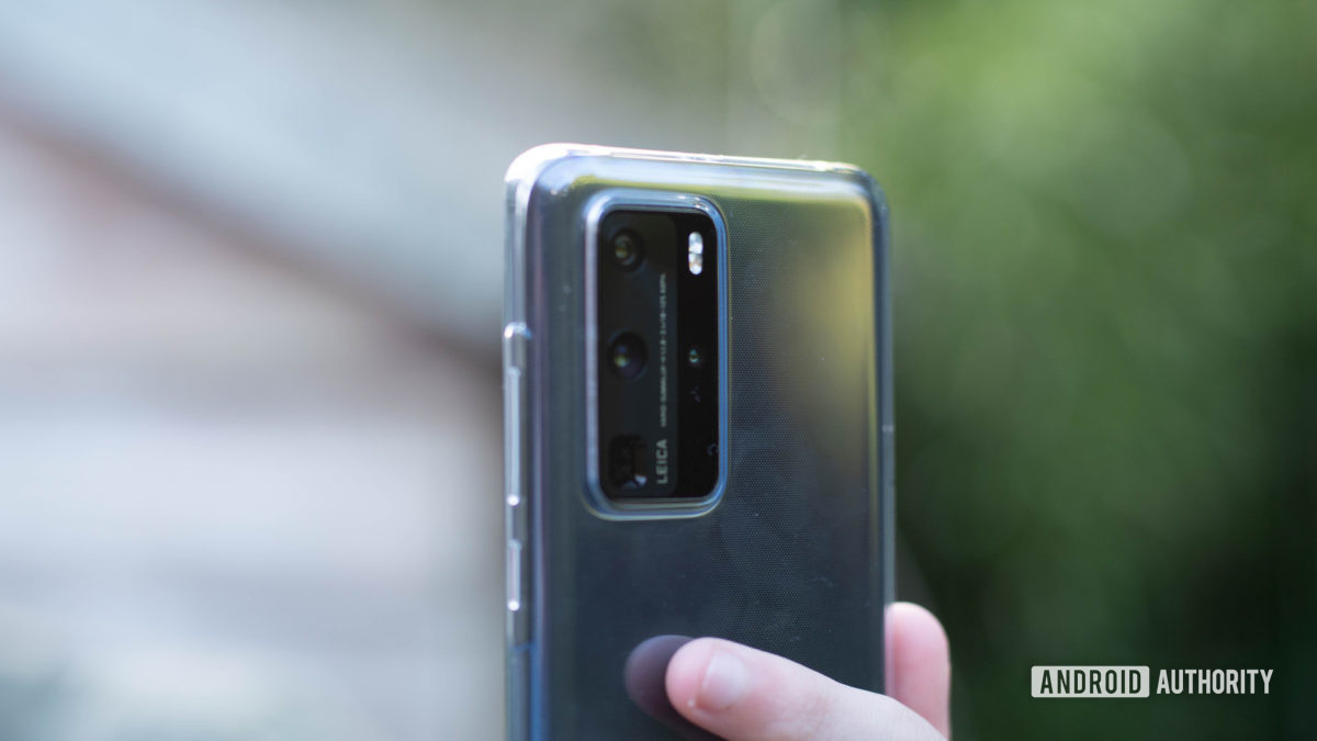 Huawei P40 Pro Rear camera module in a case