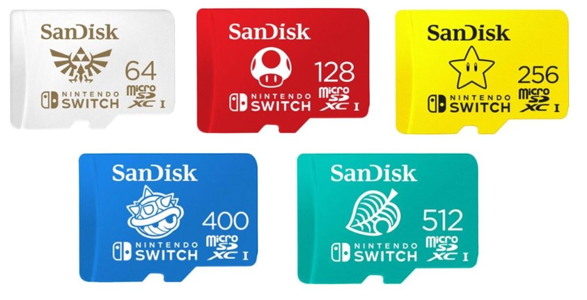 SanDisk microSDXC Memory Cards for Nintendo Switch