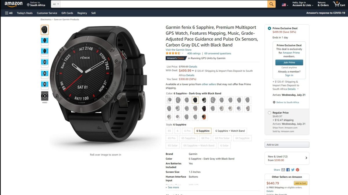 garmin amazon prime day 2021 2