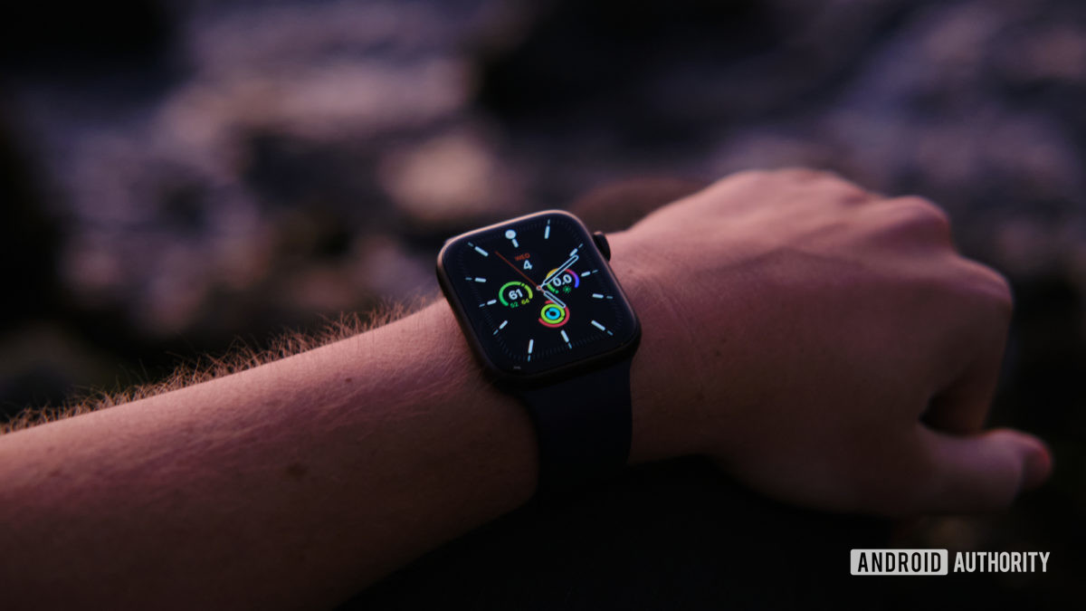 Apple Watch series 6 on arm 5