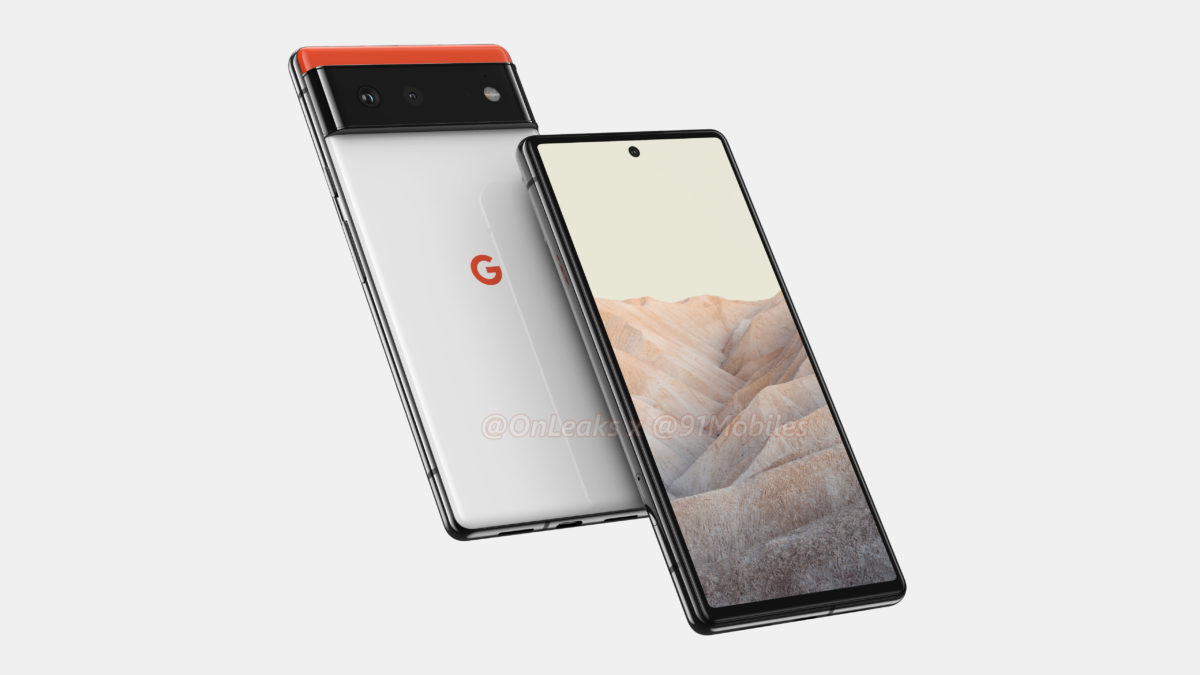 Google Pixel 6 Renders OnLeaks 2