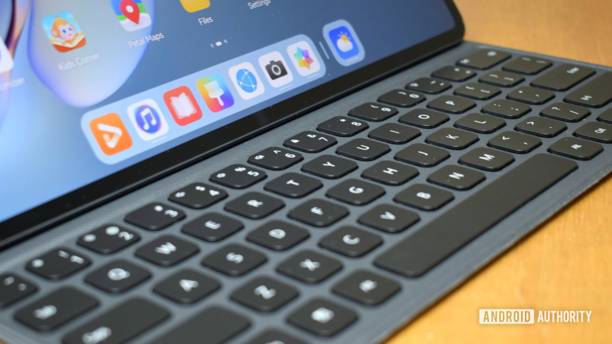 The Huawei MatePad Pro 2021 keyboard.