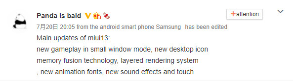 MIUI 13 bald panda weibo 1