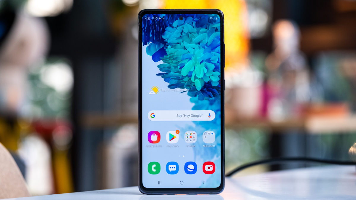 Samsung Galaxy S20 FE front display