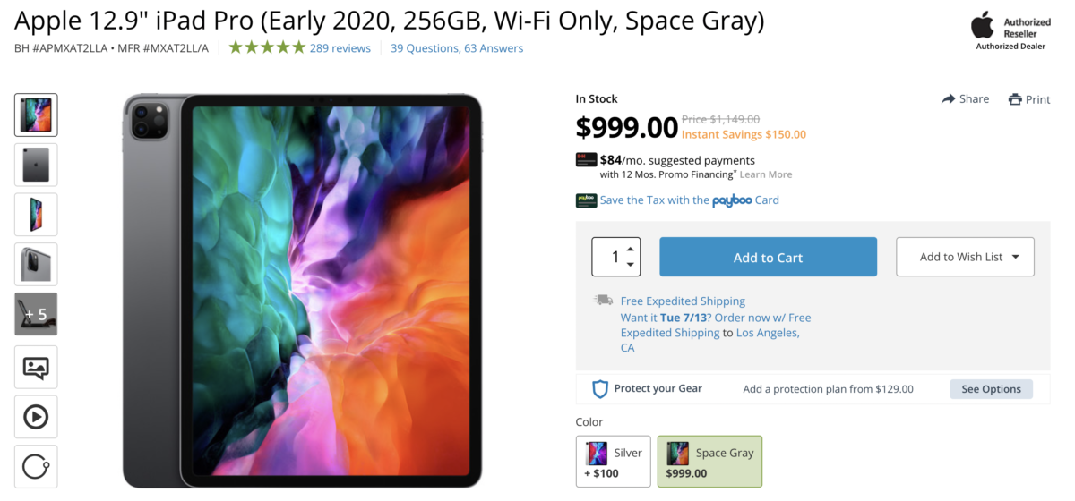 12.9-inch iPad Pro Deal