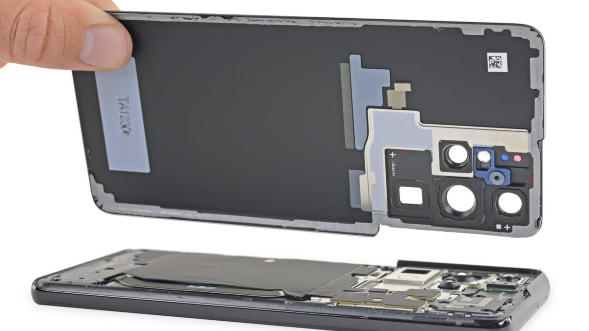 samsung galaxy s21 ultra teardown ifixit