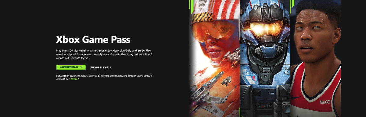 xbox game pass ultimate deal screenshot 1