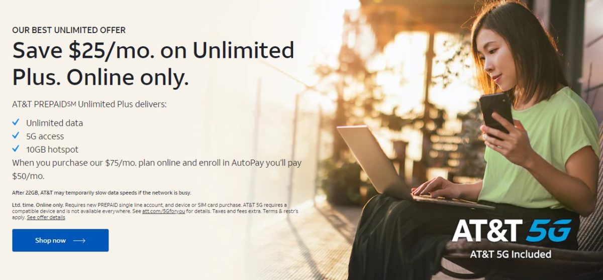 ATT Unlimited Plus AutoPay Deal