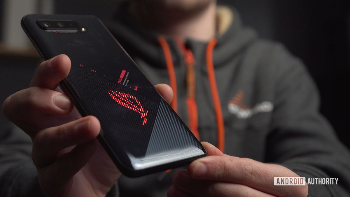 Asus ROG Phone 5 ROG RGB logo