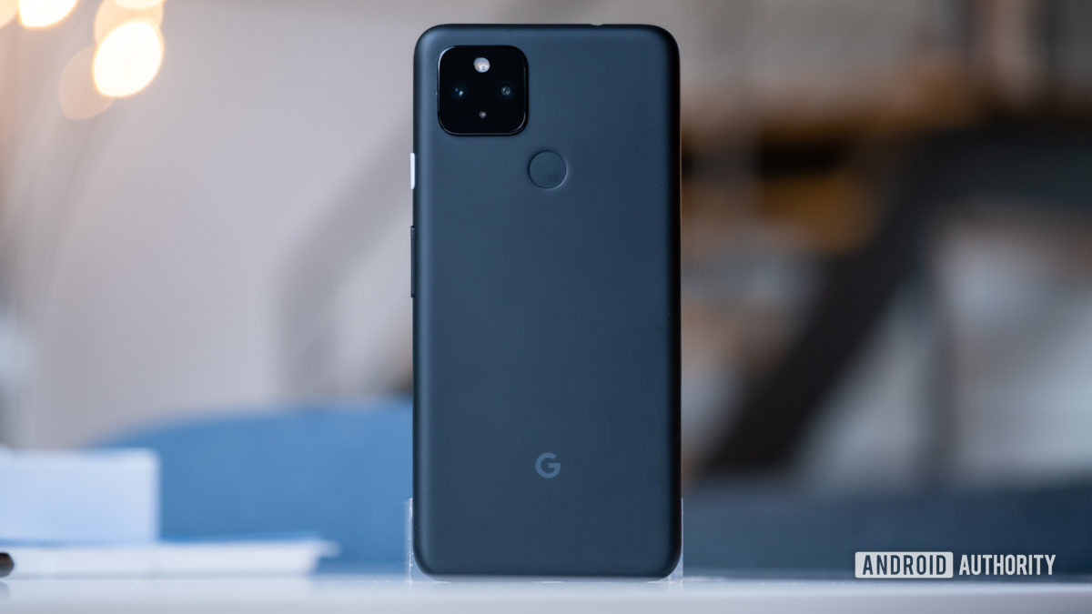 Google Pixel 4a 5G rear view — a Google Pixel 5a alternative