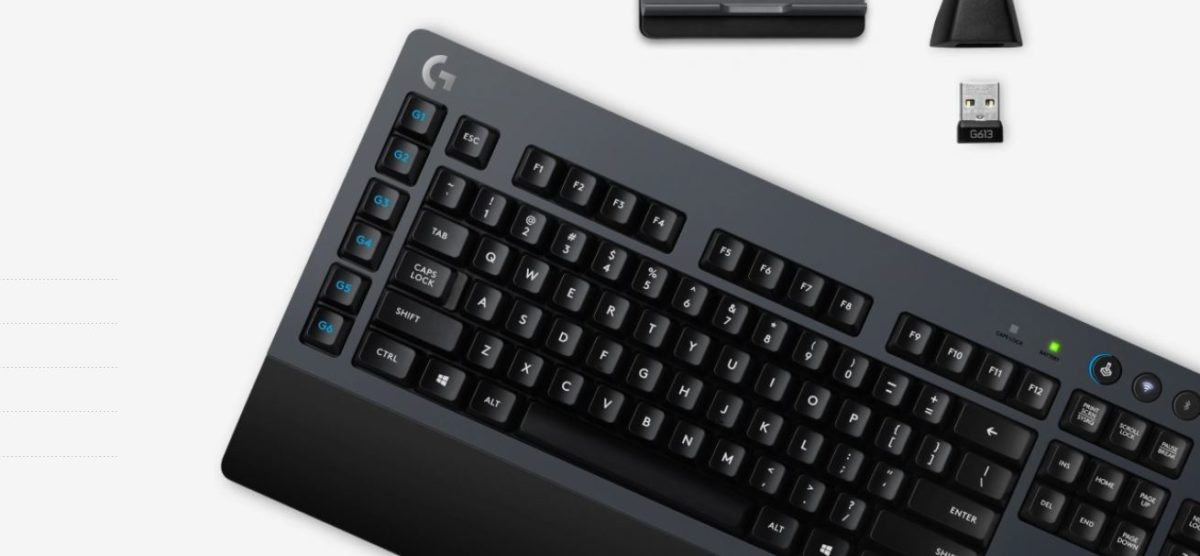 Logitech G613 Lightspeed Wireless Mechanical Gaming Keyboard Promo Image