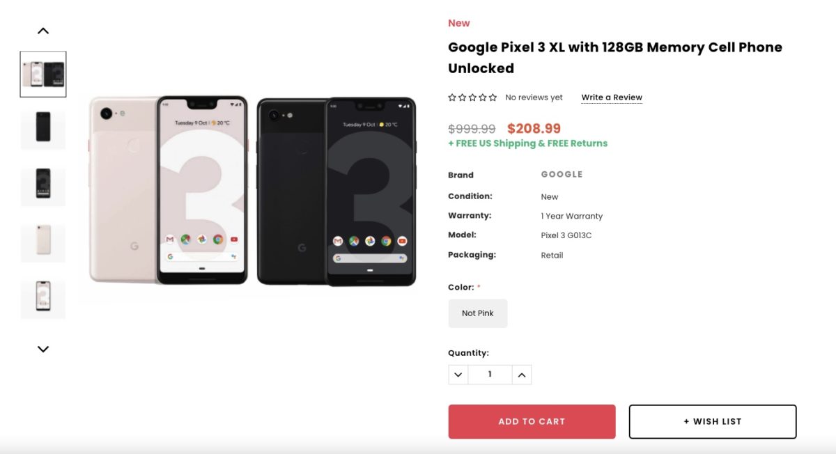 Pixel 3XL Deal