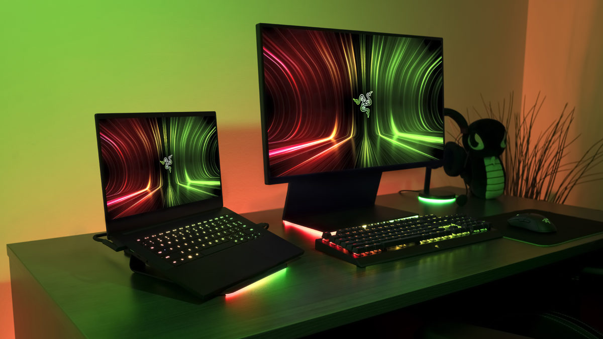 Razer Blade 14 and Razer Raptor 27 2021