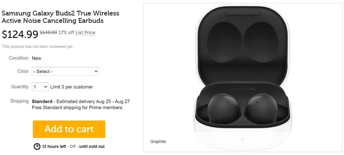 Samsung Galaxy Buds 2 Woot Deal