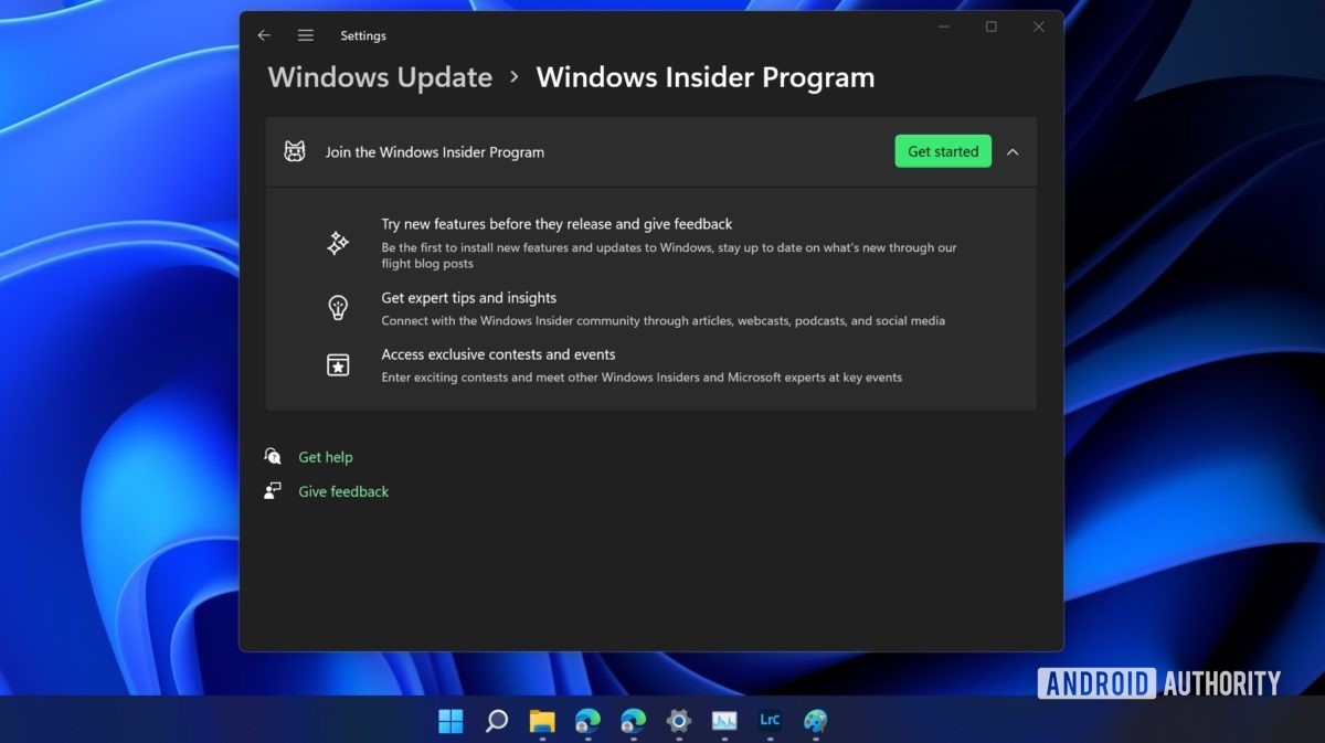 Windows 11 beta Windows Insider Program