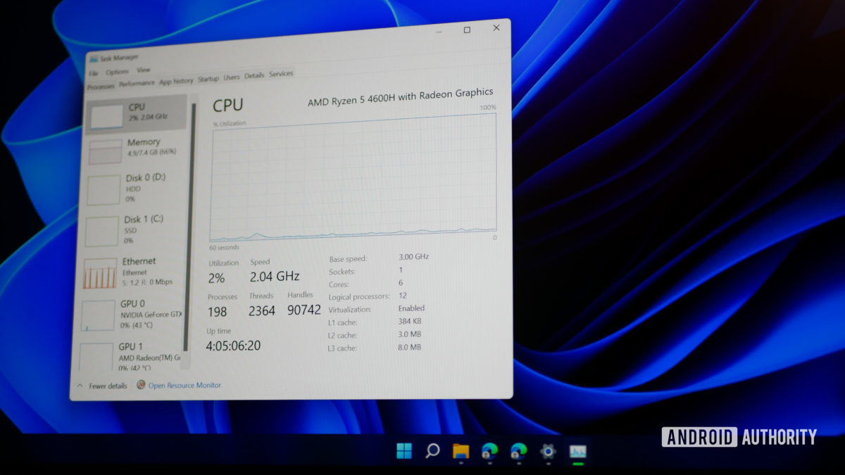 Windows 11 beta performance