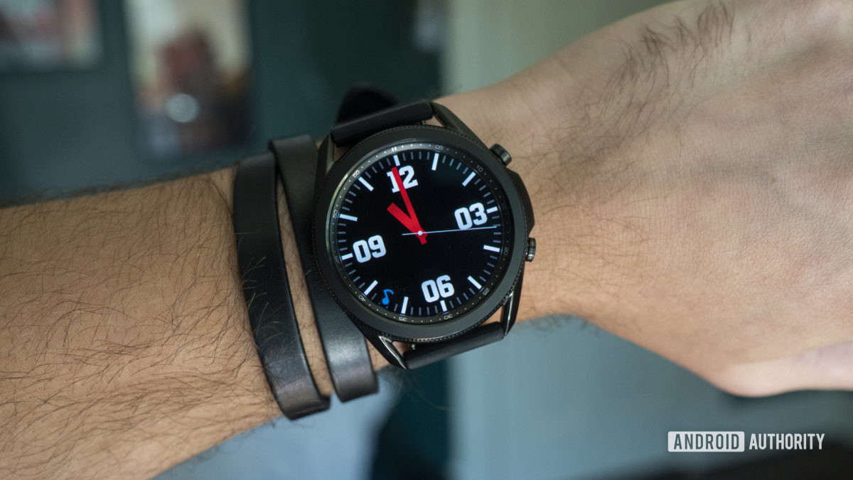 samsung galaxy watch 3 review on wrist watch face