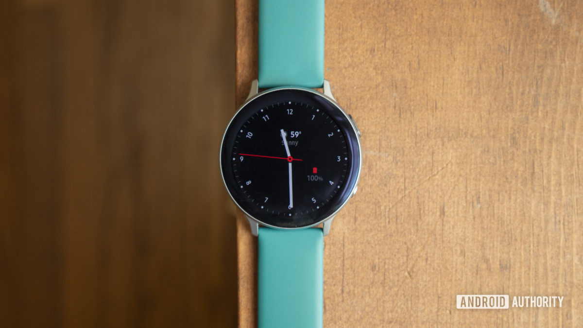 samsung galaxy watch active 2 review watch face clock face 4