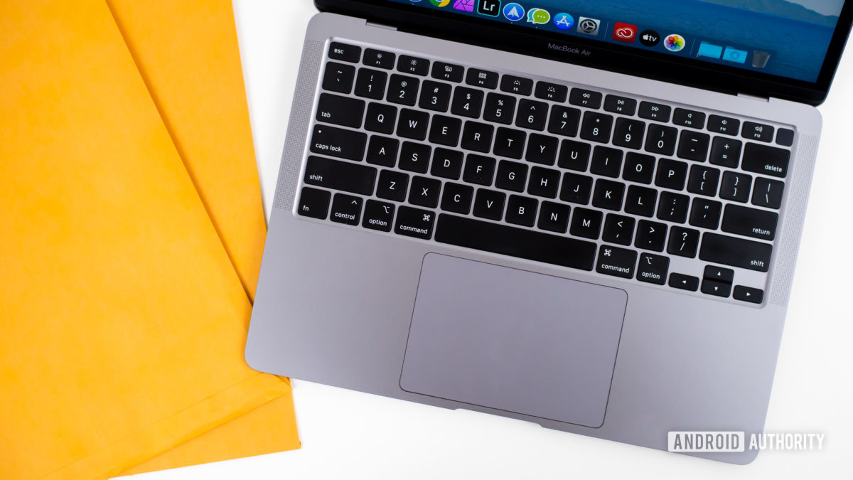 2020 MacBook Air review keyboard and trackpad