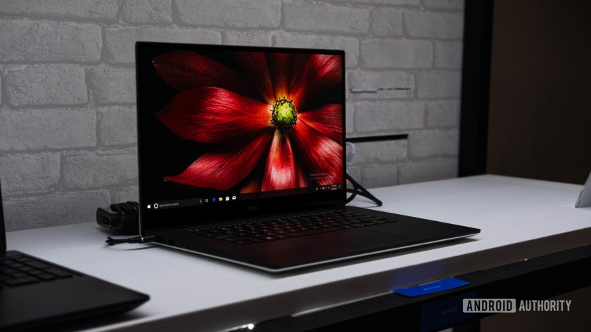 Dell XPS 15 2019 OLED - at angle