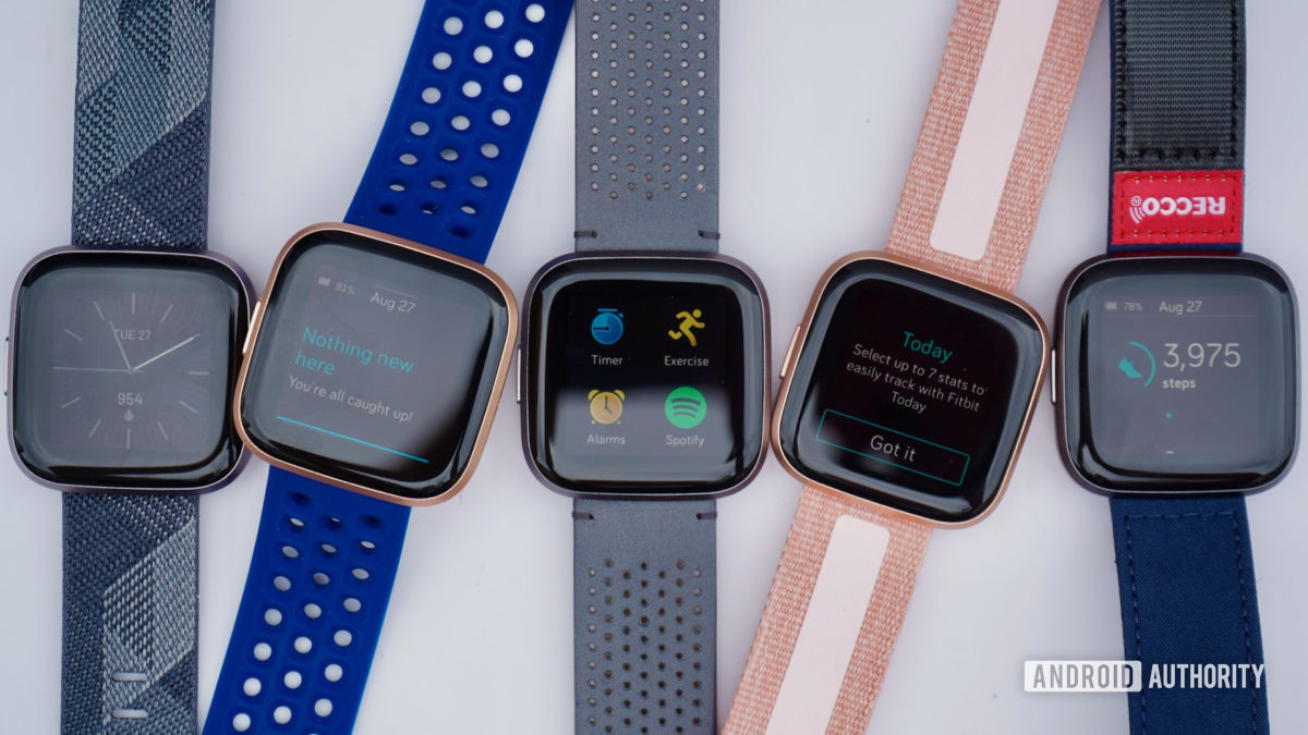 Fitbit Versa 2 family shot fitness tracker deals