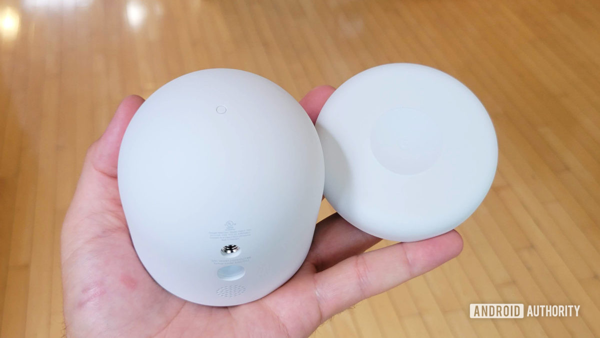 Google Nest Cam Review 2021 Back with Base