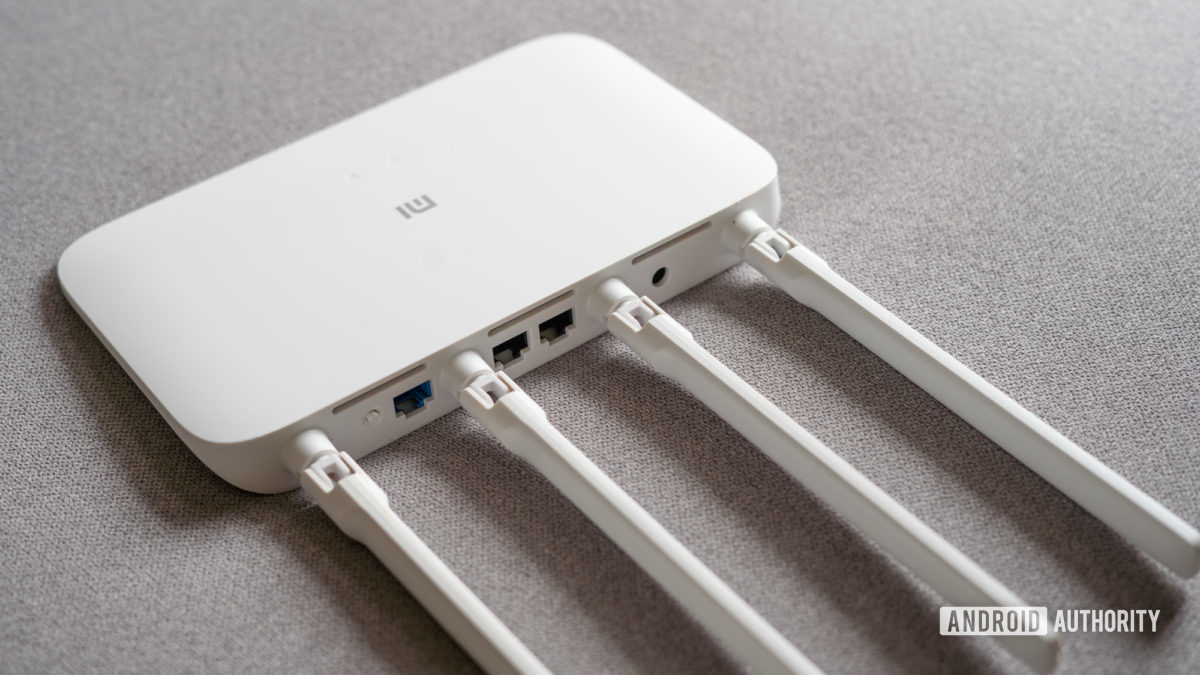 Mi Router 4A gigabit edition review showing ports