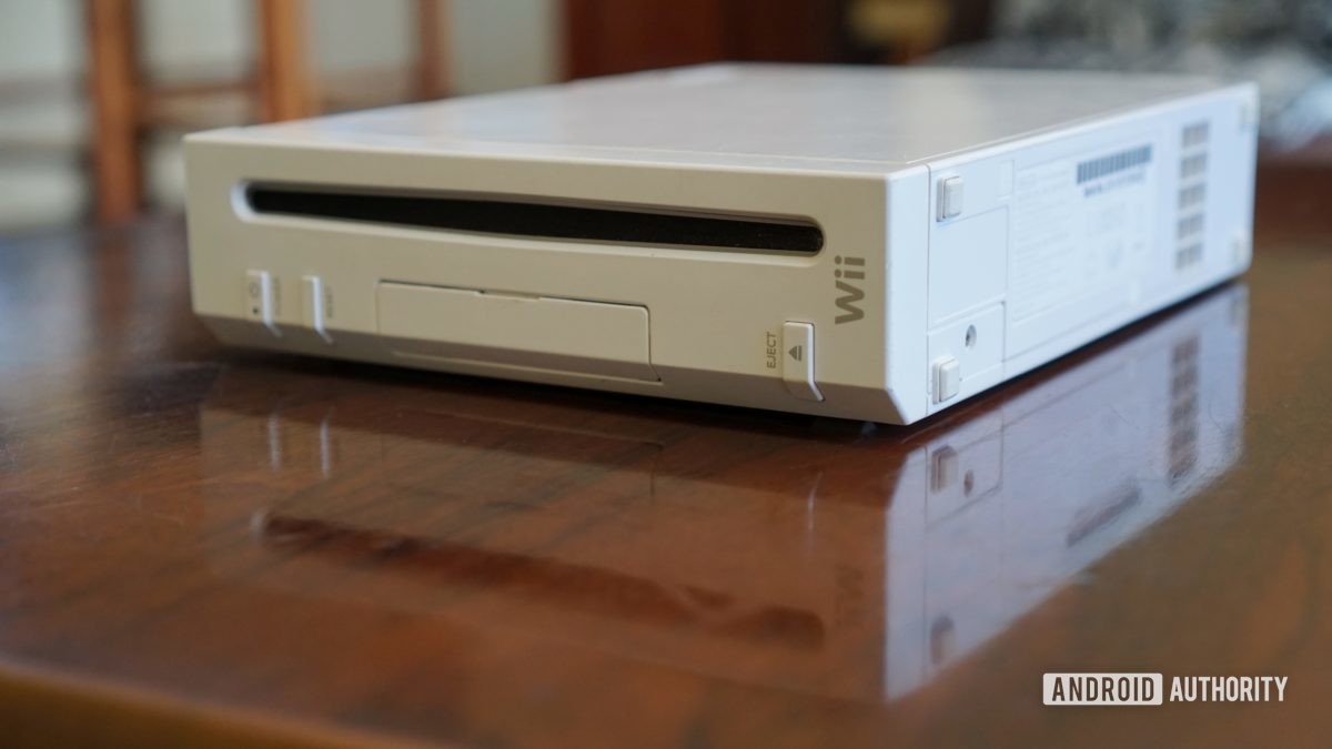 Nintendo Wii console.