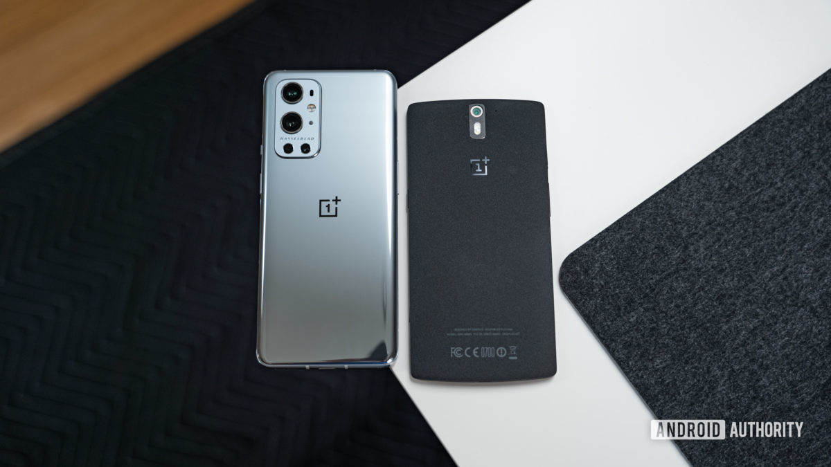 OnePlus 9 Pro vs OnePlus One 5