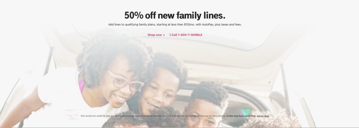 T-Mobile Family Deal