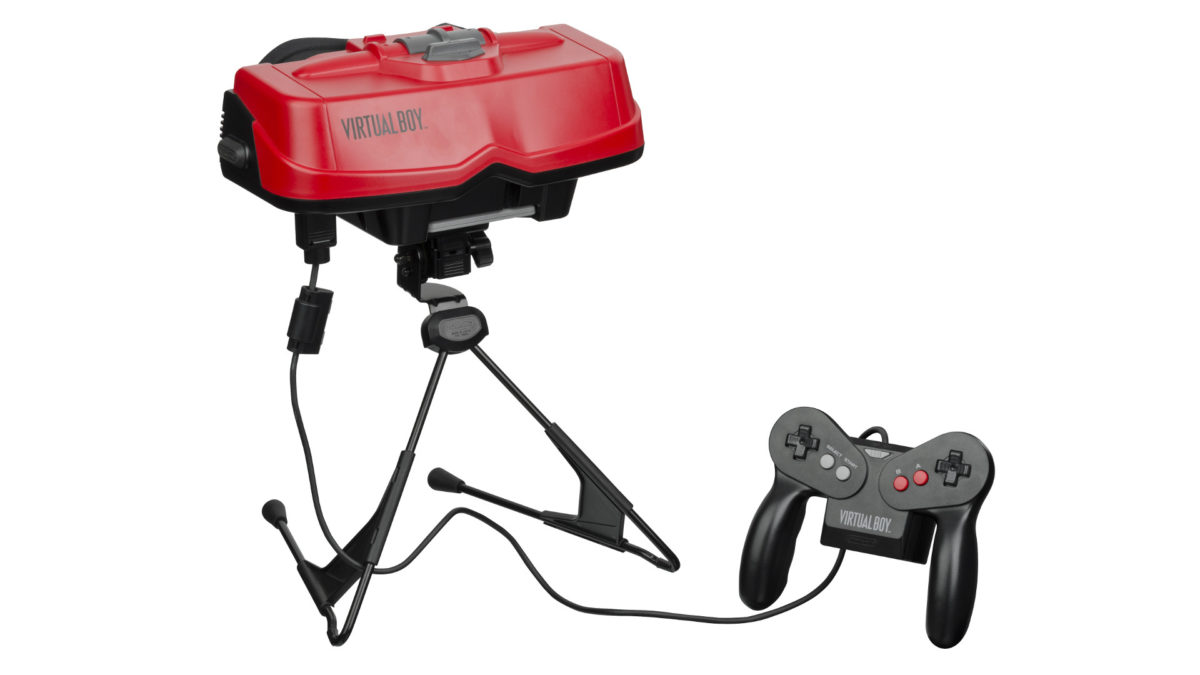 Virtual Boy and controller.