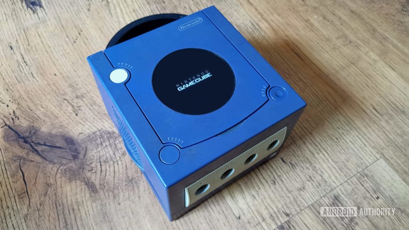 The Nintendo GameCube, part of Nintendo history.