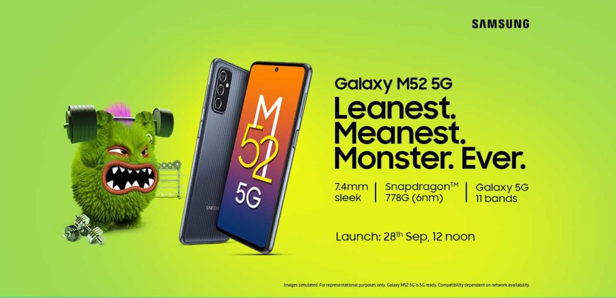 samsung galaxy m52 5g launch info