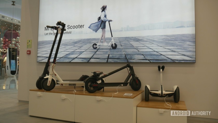 Xiaomi Mi Store Scooter.