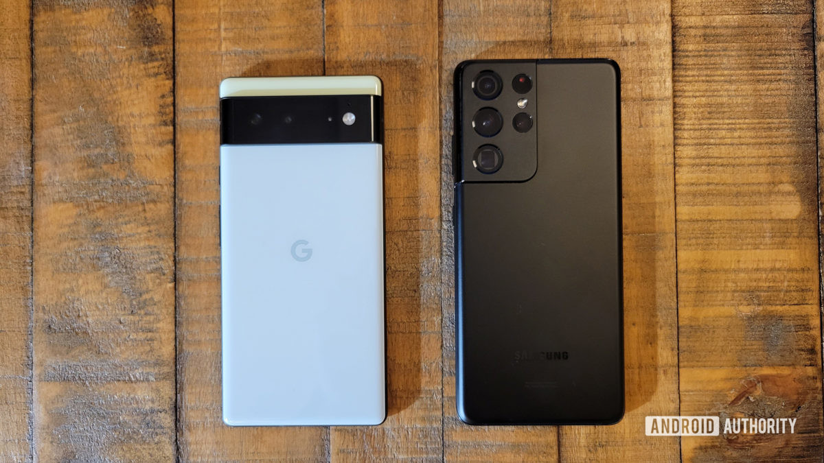 Google Pixel 6 vs Samsung Galaxy S21 Ultra