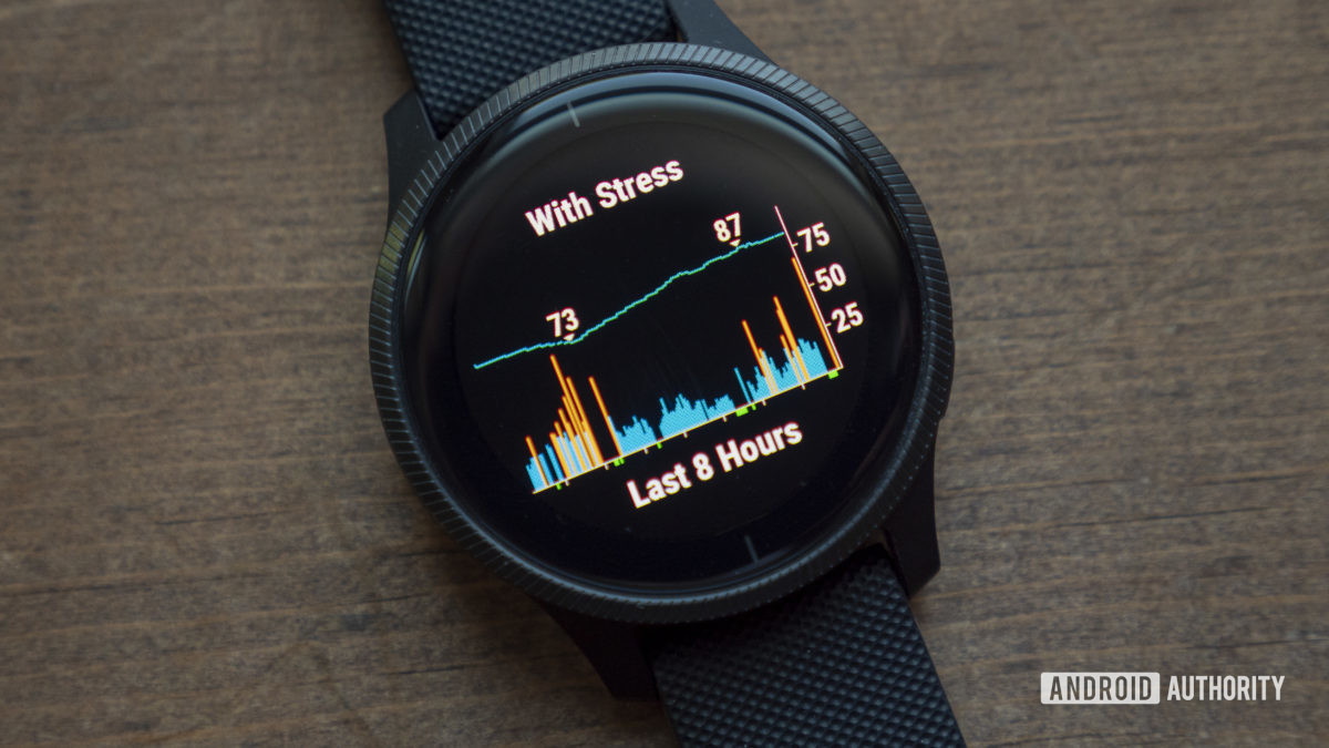 garmin venu review stress sleep