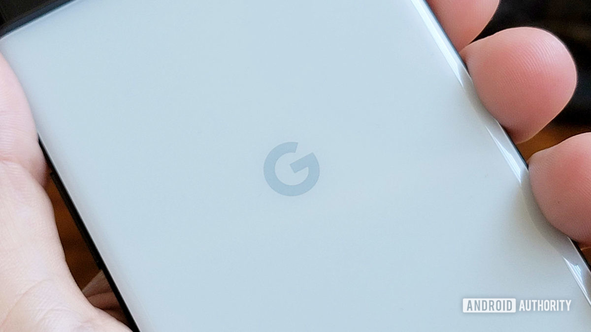 Google Logo on Google Pixel 6