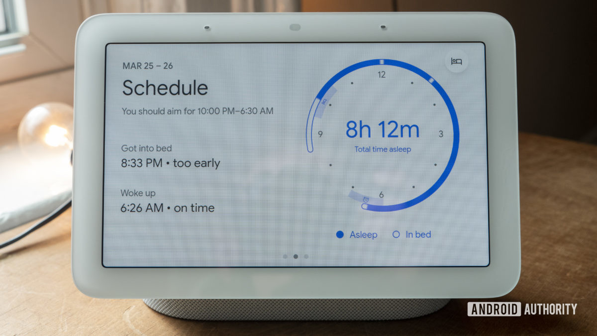 google nest hub second generation review sleep sensing schedule