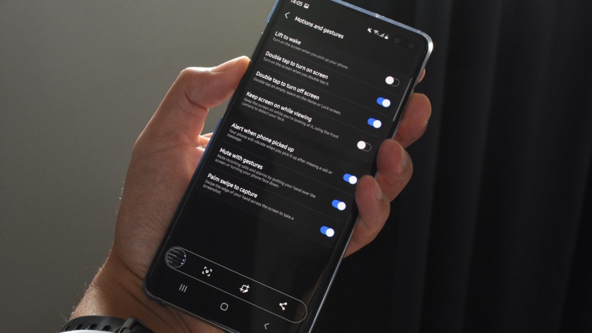 samsung screenshot feature