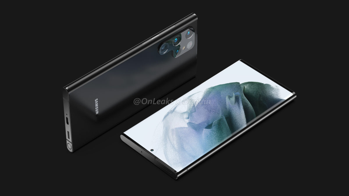 Samsung Galaxy S22 Ultra Leaked Renders 1