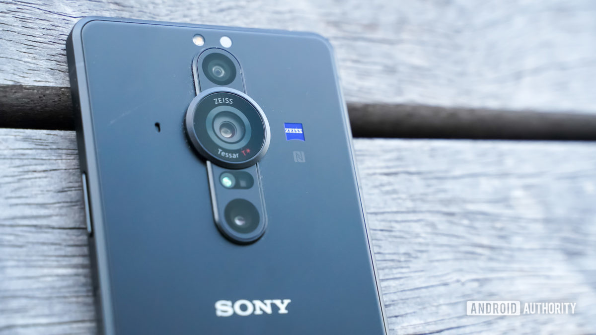 Sony Xperia Pro I camera profile from the left