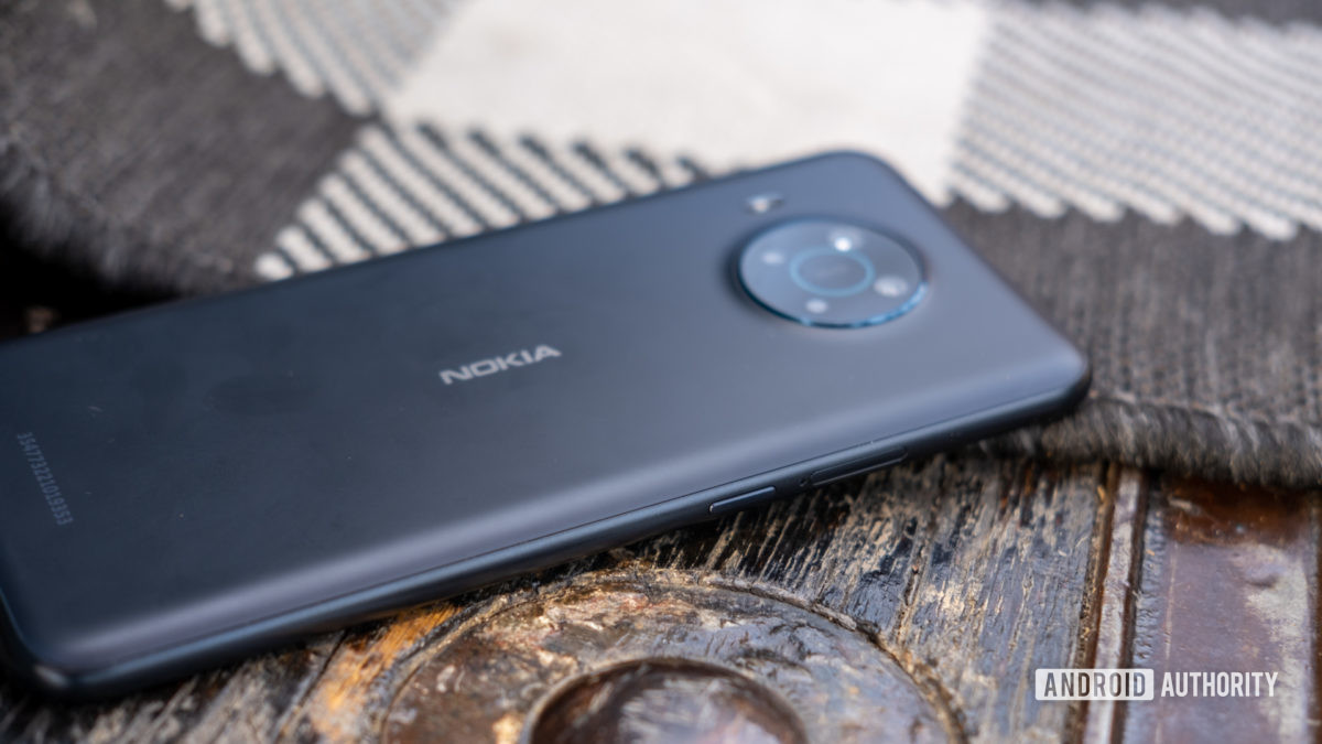 nokia x100 fingerprint reader and volume rocker