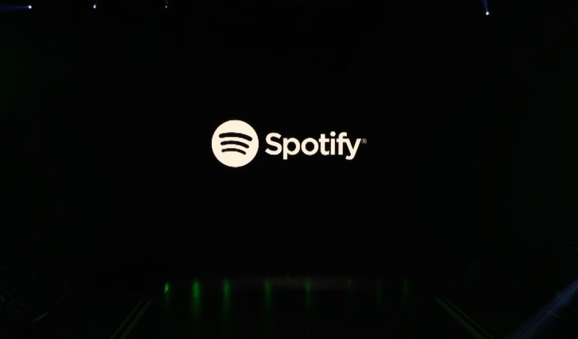 spotify logo at samsung event