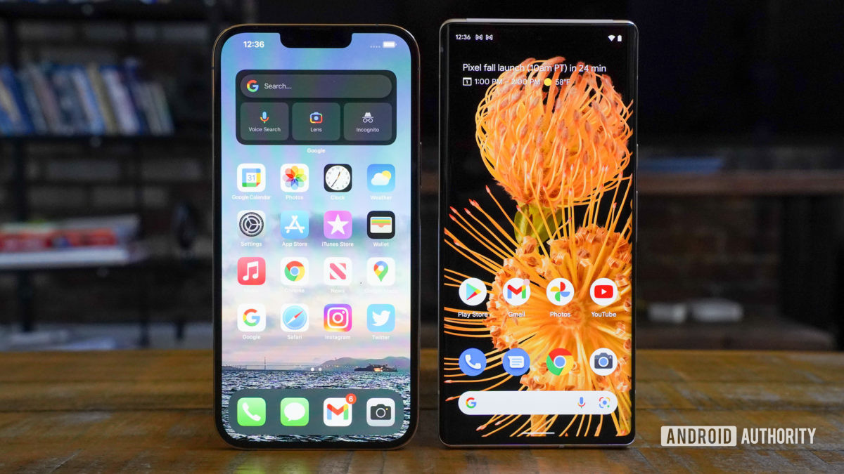 Google Pixel 6 Pro vs Apple iPhone 13 Pro Max displays