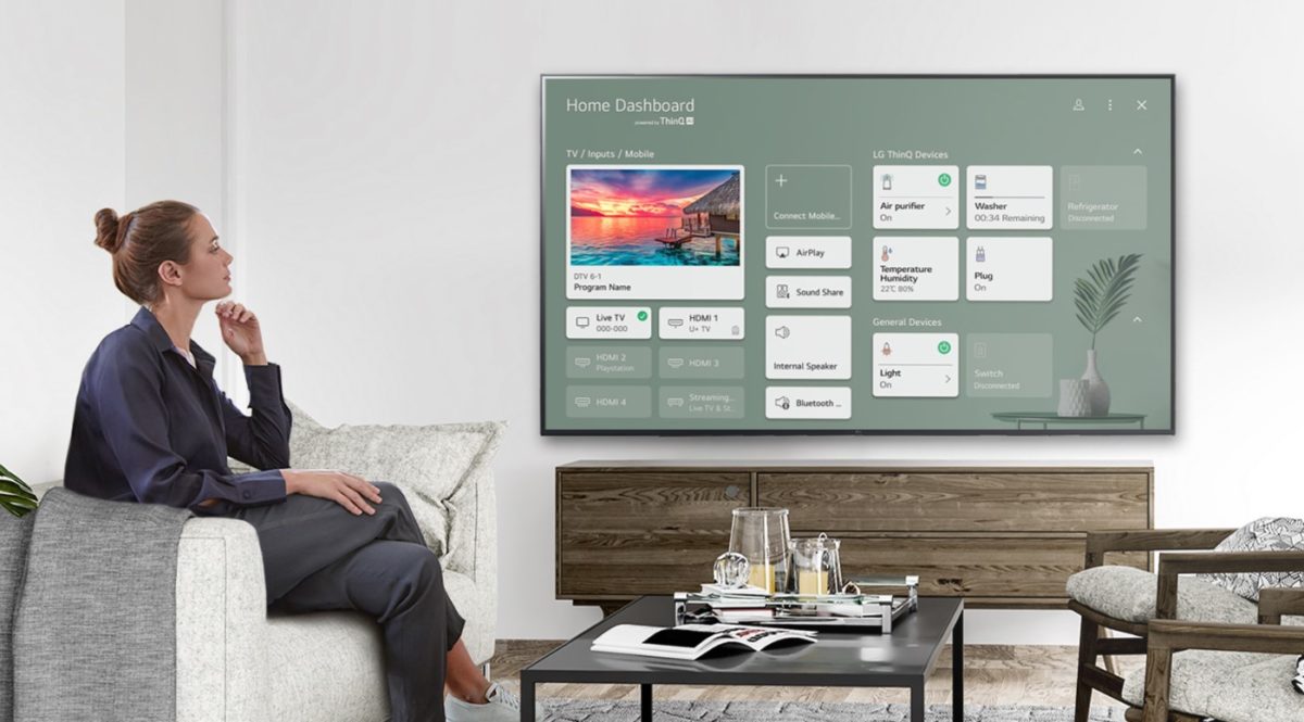 LG 65 inch Class 4K UHD Smart 80 Series TV Promo Image