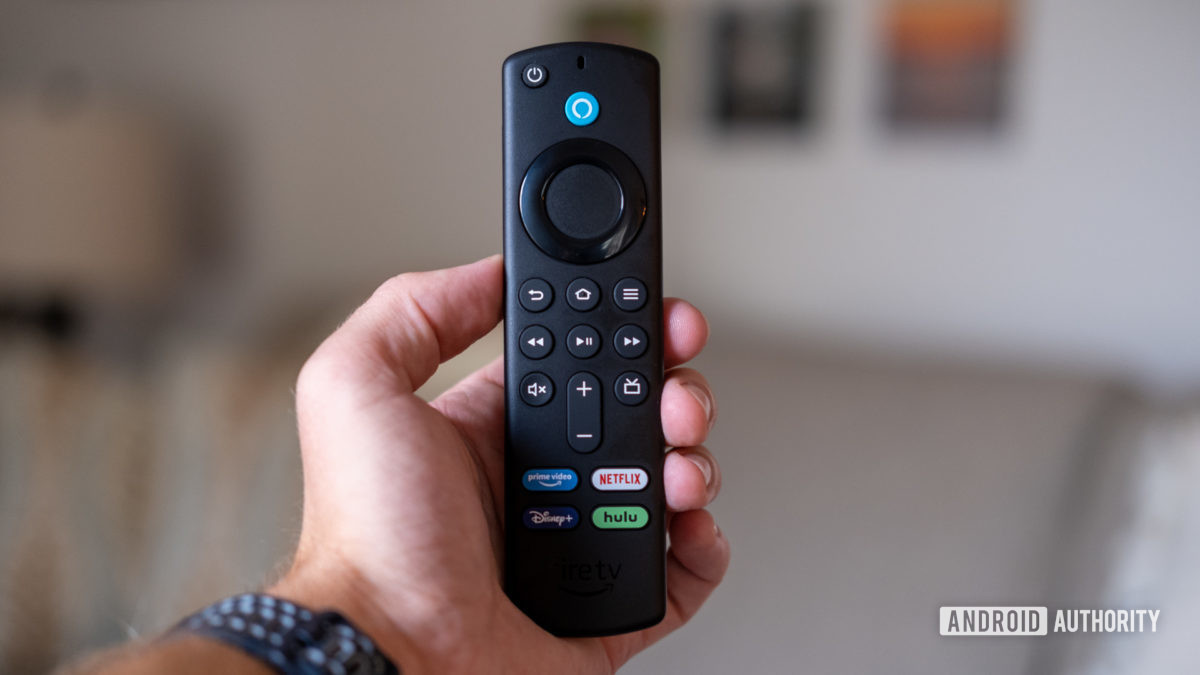 Fire TV Stick 4K Max remote in hand