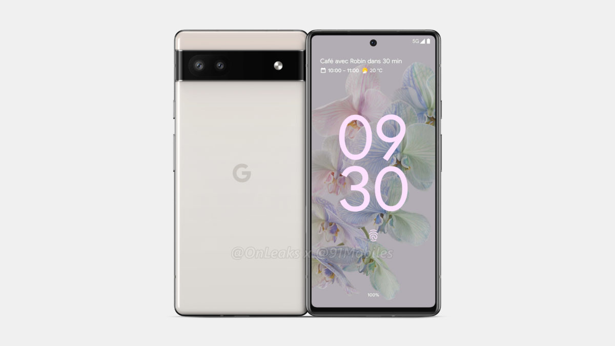 Google Pixel 6a Leaked Renders 2