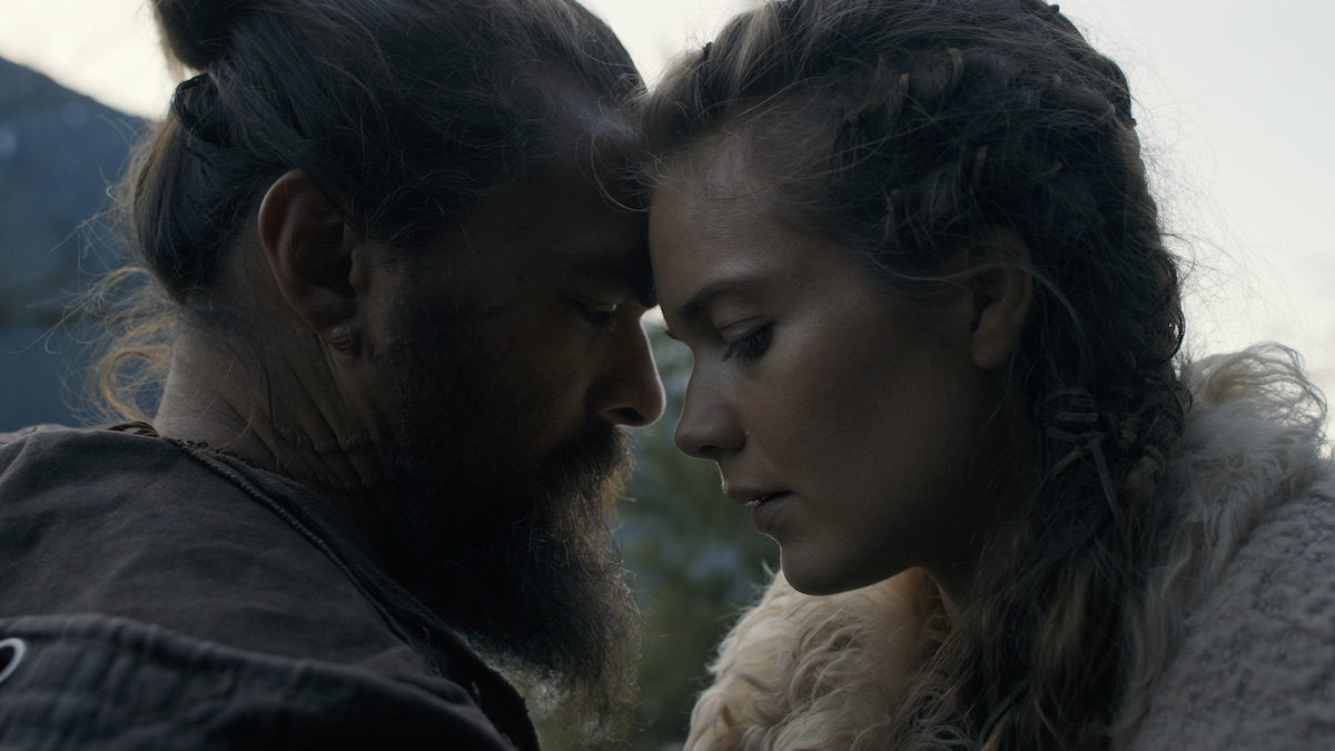 Jason Momoa and Hera Hilmar embrace in See - what to watch on Apple TV Plus