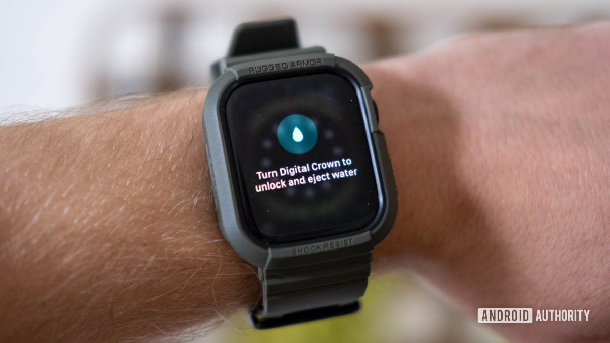 apple watch water eject directions