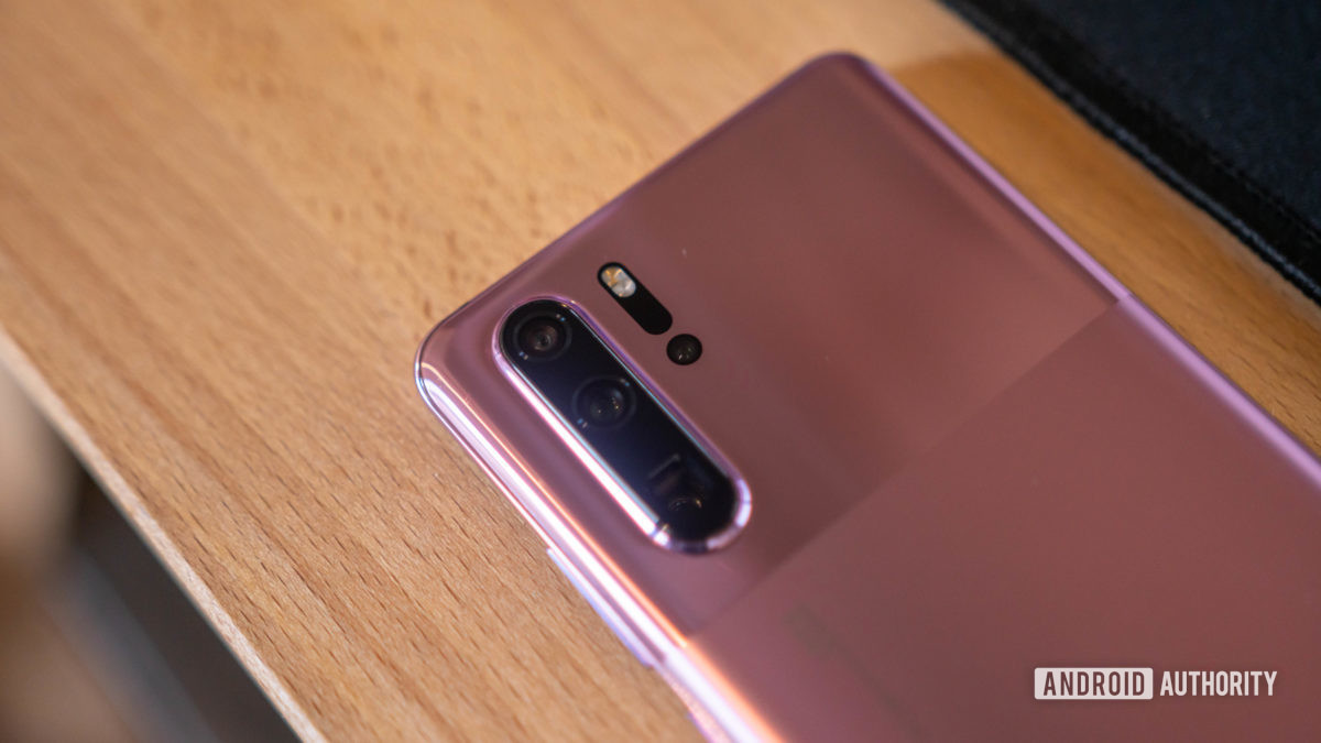 Huawei P30 Pro rear camera modue close up